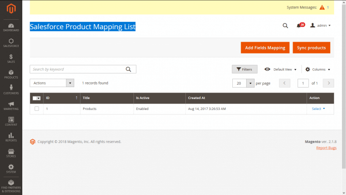 salesforce_sync_mapping_list